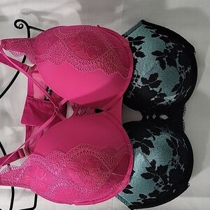 Torrid Push Up Bra Lace Strappy Set Of 2 New Ot Size 42DDD